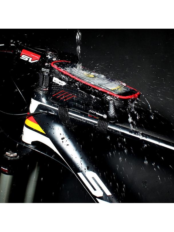 WILDMAN sakwa rowerowa na ramę na zamek  E2 1L ( 4" - 7" ) czarna