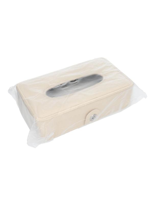 Pojemnik na chusteczki z paskiem beżowy