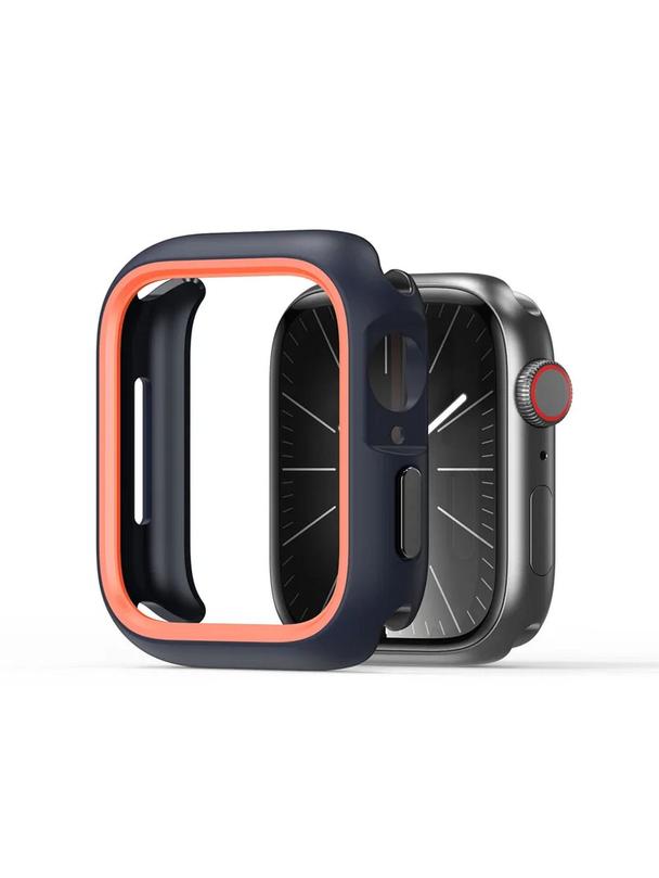 DUX DUCIS futerał BAMO do Apple Watch serii 10 46 mm czarno pomarańczowy