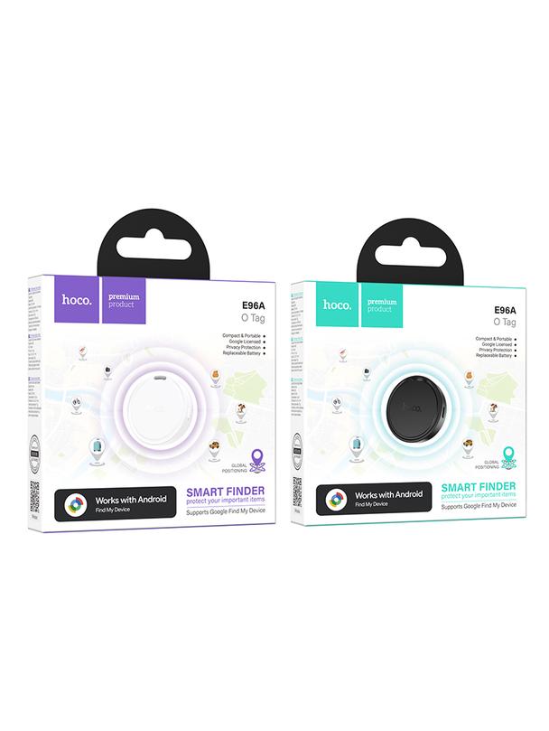 Lokalizator zgodny z Google Find My Device Hoco E96A biały