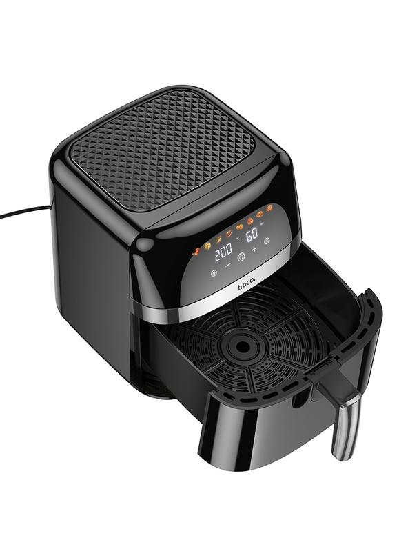 Frytkownica beztłuszczowa Air Fryer Hoco z ekranem dotykowym 8L 1700W HE20 czarna