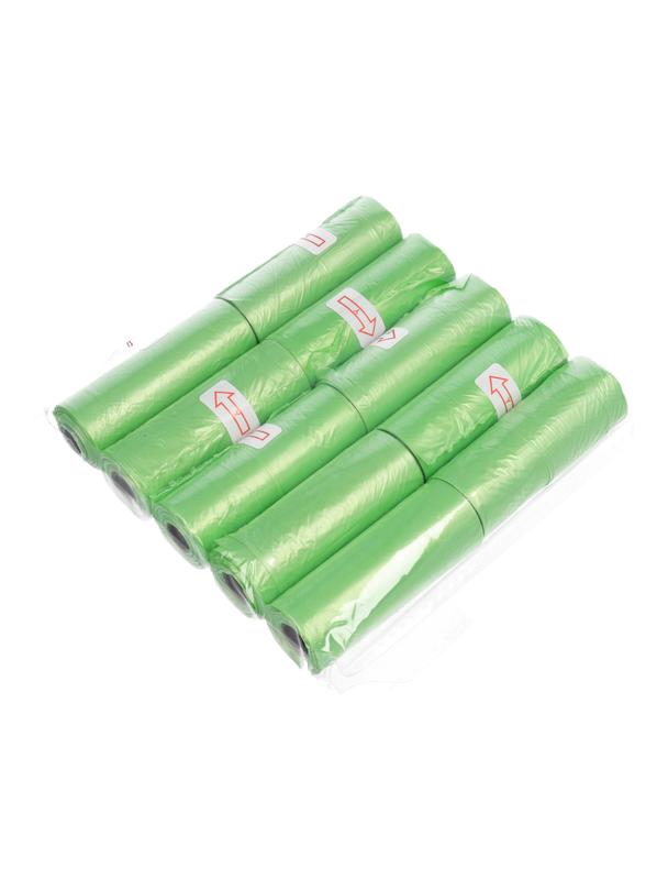 Worki na foliowe na psie odchody 10 rolek zielone