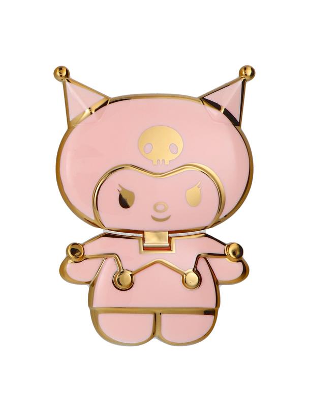 Stojak na telefon LALKA - naklejany - różowy