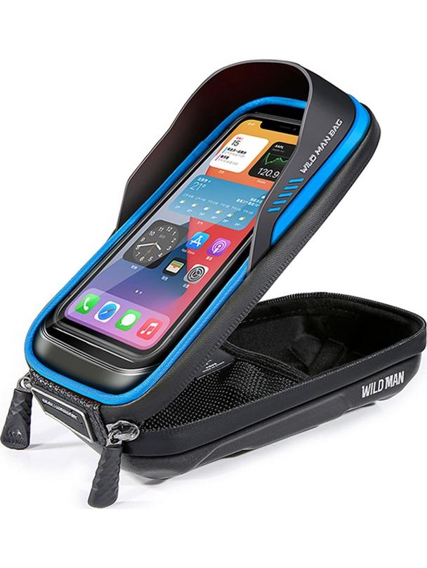 WILDMAN sakwa rowerowa na kierownicę na zamek 0,5L (4" - 7") ES16 czarna