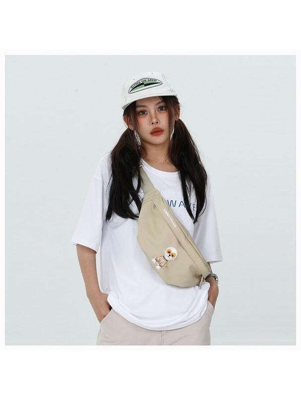 NIMMY nerka na ramię GLASSES COOL CAT szara