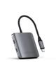 SATECHI adapter HUB 4w1 Typ C ST-H4CPDM szary