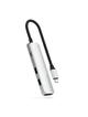 SATECHI adapter HUB 4w1 Typ C ST-P4SS srebrny