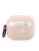 KARL LAGERFELD futerał do APPLE Airpods Pro KLAPRUNIKP (3D Sil NFT Karl) różowy