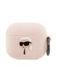 KARL LAGERFELD futerał do APPLE Airpods Pro KLAPRUNIKP (3D Sil NFT Karl) różowy