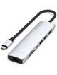 Adapter HUB 7w1 USB C Satechi Slim ST-P7SS srebrny