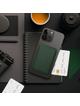 Portfel magnetyczny na karty LEATHER MAG WALLET kompatybilny z MagSafe  ciemny zielony