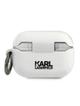 Oryginalne Etui KARL LAGERFELD KLACAPSILCHWH do Apple Airpods Pro biały