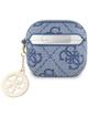 GUESS futerał do APPLE AirPods 4 GUA4P4E4CDB (PU 4G W/ Strass Charm) niebieski