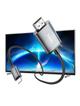 Kabel Lightning do HDMI Hoco 1080p 2 m UA27 stalowy szary