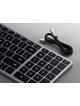 Klawiatura bezprzewodowa QWERTY Satechi Slim X2 ST-BTSX2M szara