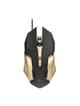 ART myszka komputerowa przewodowa USB A 2400 dpi AM-98 czarno złota