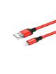 Kabel USB A do Lightning Hoco 1 m X14 czerwono czarny