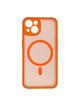 Futerał do iPhone 13 Full Matte Mag Cover zgodny z MagSafe pomarańczowy