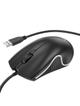 Myszka przewodowa Hoco USB A 1000 dpi z podświetleniem GM19 czarna