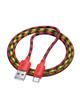 Kabel USB A do USB C Hoco 3A 1 m X116 gradient czerwony