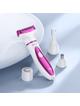 Trymer z golarką 4w1 Hoco HP80 biało różowy