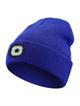 Czapka z latarką LED niebieska
